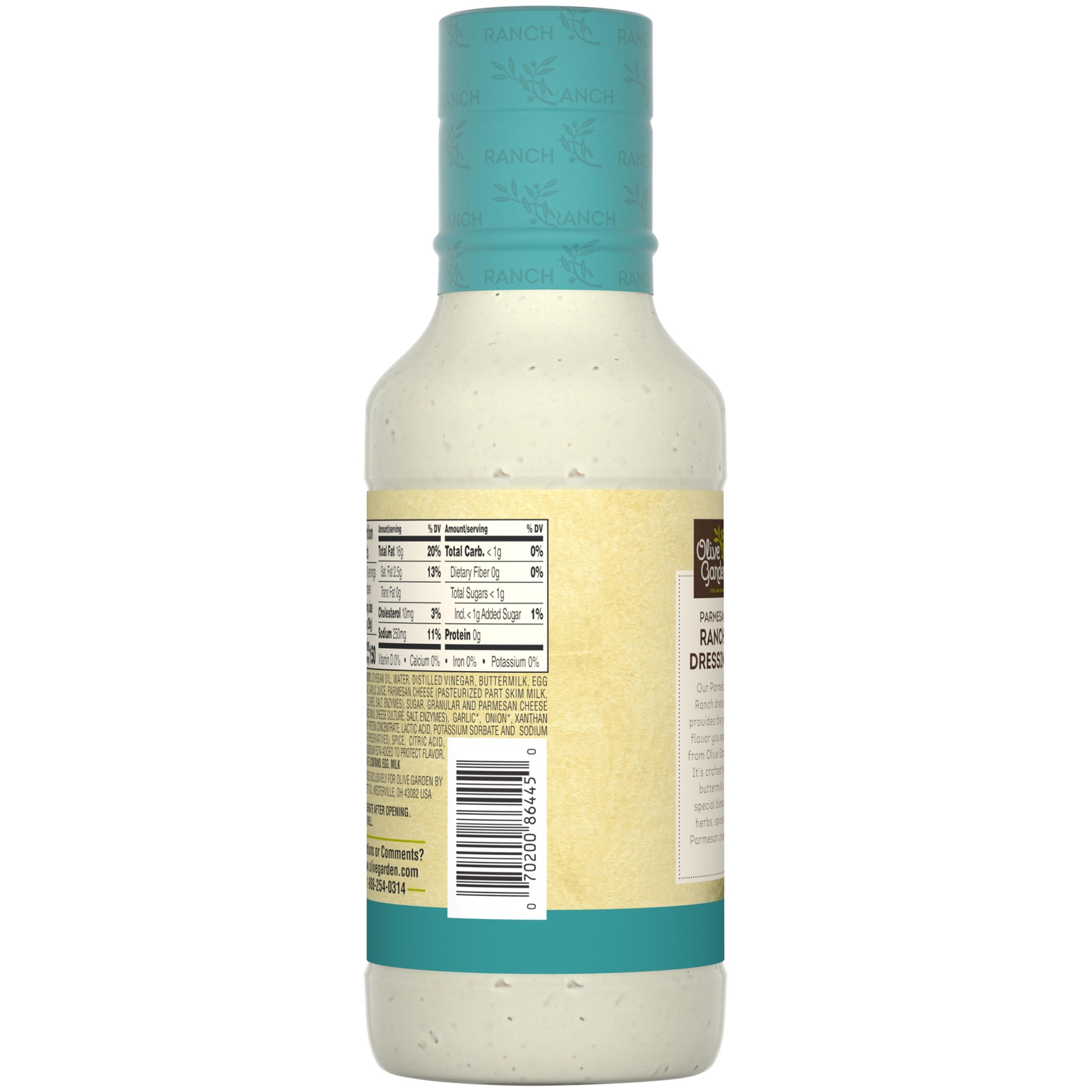 Olive Garden Parmesan Ranch Dressing 16 fl oz Shipt