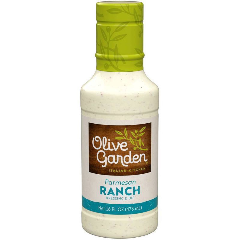 slide 1 of 4, Olive Garden Italian Kitchen Parmesan Ranch Dressing & Dip 16 fl. oz. Bottle, 16 fl oz