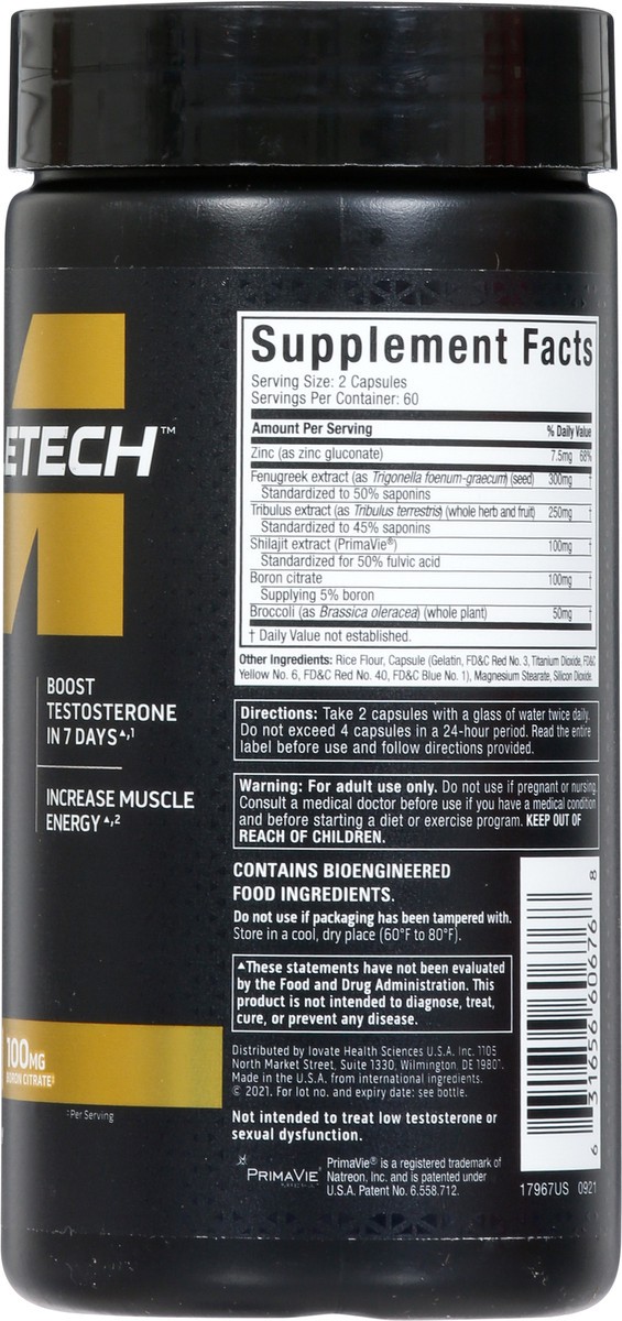 Muscletech Alpha Test, Testosterone Capsules
