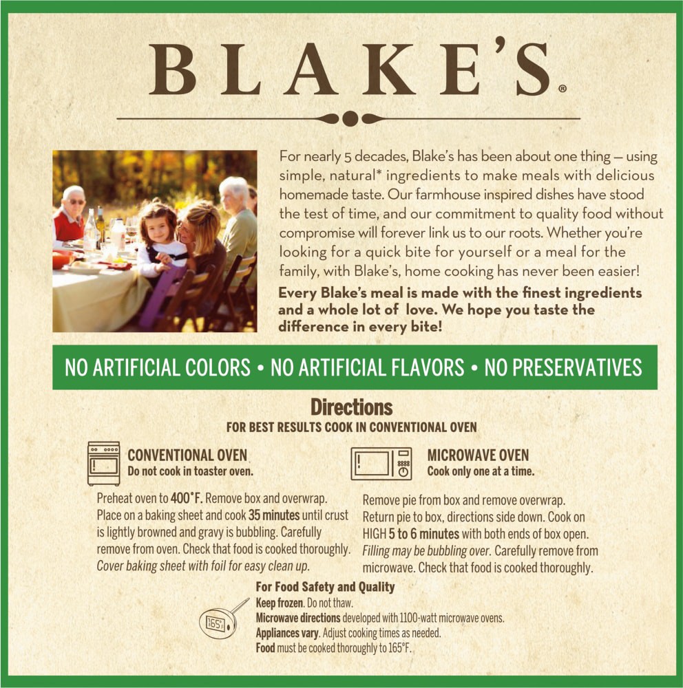 slide 2 of 4, Blake's Cheesy Chicken & Broccoli Pot Pie 8 oz, 8 oz