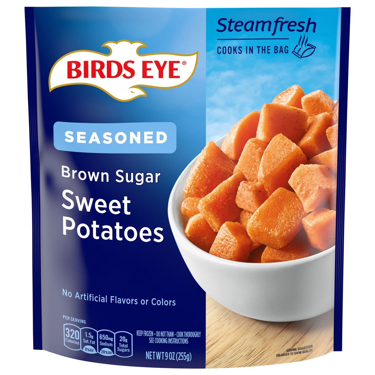 slide 1 of 5, Birds Eye Seasoned Brown Sugar Sweet Potatoes 9 oz, 9 oz