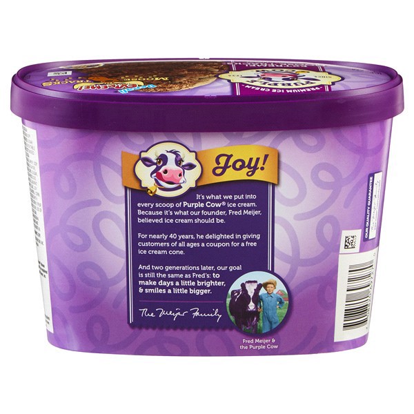 slide 4 of 9, Purple Cow Extra Chocolate Moose Tracks Ice Cream, 1.5 qt