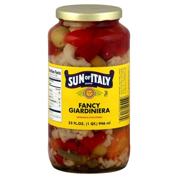 slide 1 of 1, Sun of Italy Fancy Giardiniera, 32 oz