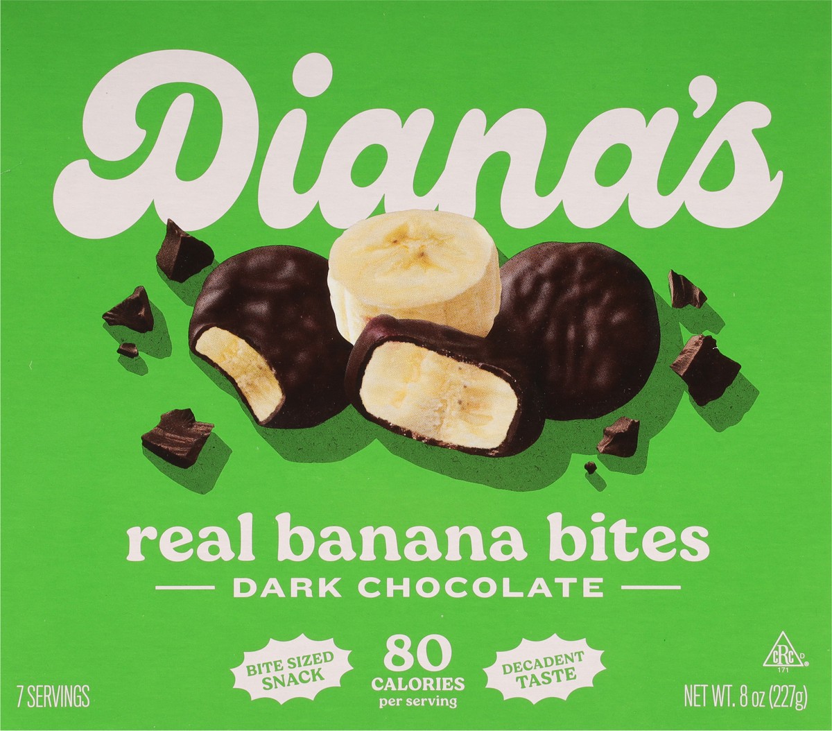 slide 7 of 9, Diana's Real Dark Chocolate Banana Bites 8 oz, 8 oz