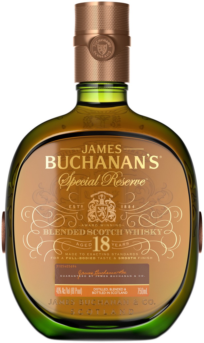 slide 1 of 5, Buchanan's Whisky - Blended Scotch, 750 ml