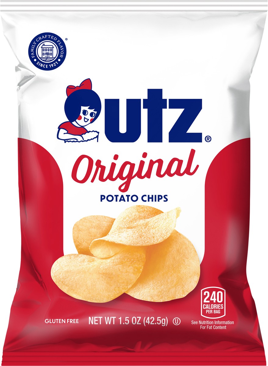 slide 4 of 7, Utz 1.5 oz Utz Original Potato Chips, 