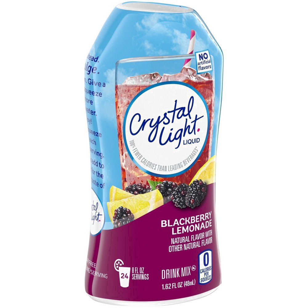 slide 19 of 37, Crystal Light Liquid Blackberry Lemonade Naturally Flavored Drink Mix - 1.62 fl oz, 1.62 fl oz