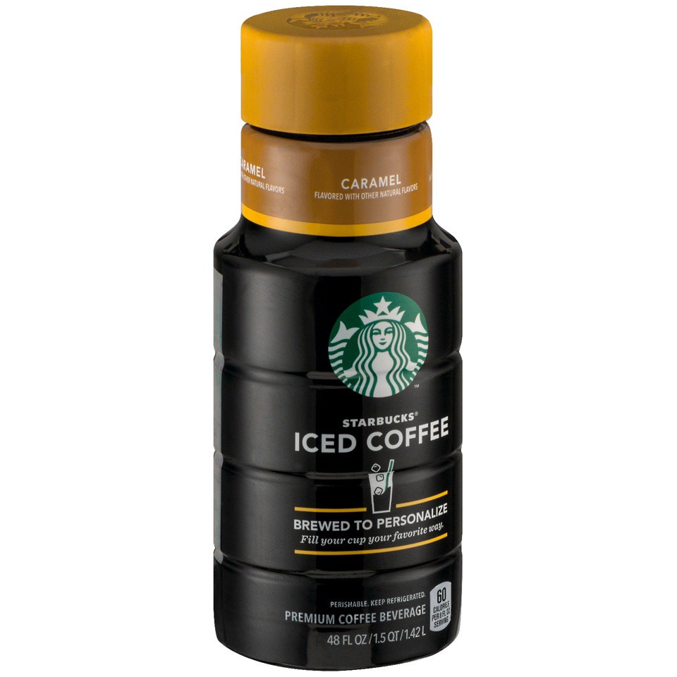 slide 3 of 3, Starbucks Iced Coffee Caramel Premium Coffee Beverage - 48 fl oz, 48 fl oz