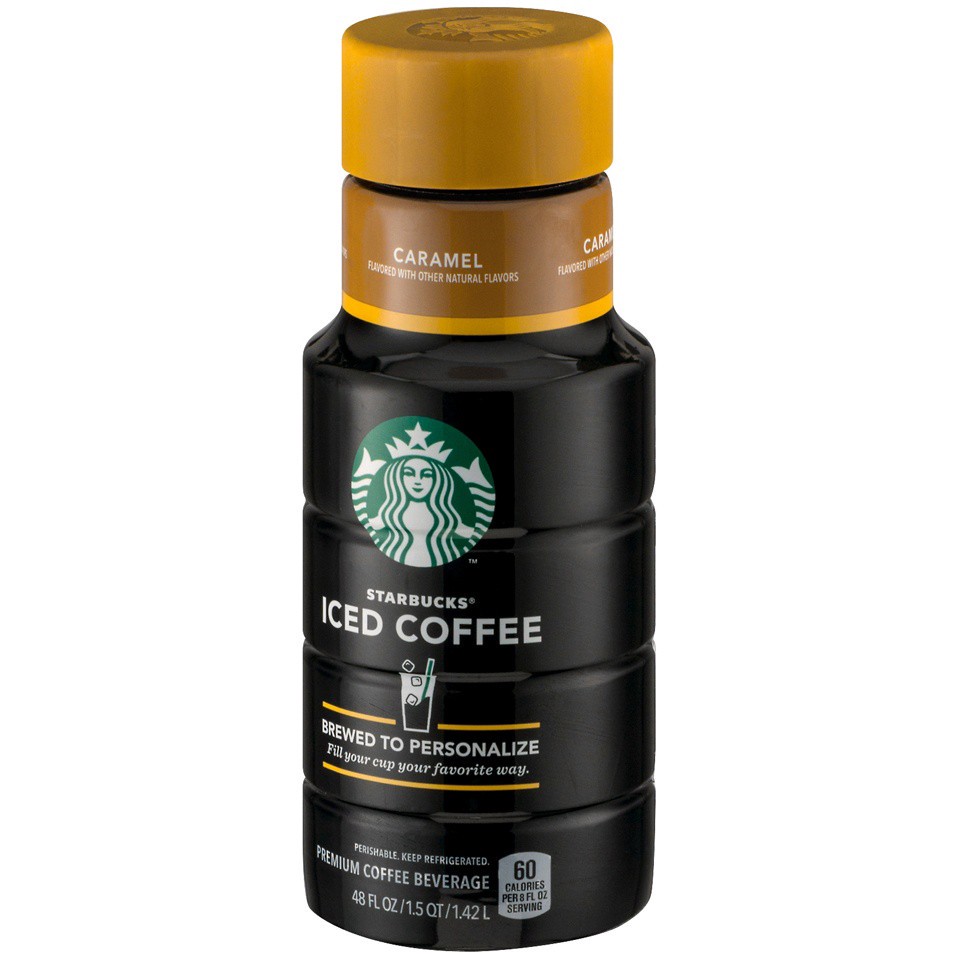 slide 2 of 3, Starbucks Iced Coffee Caramel Premium Coffee Beverage - 48 fl oz, 48 fl oz