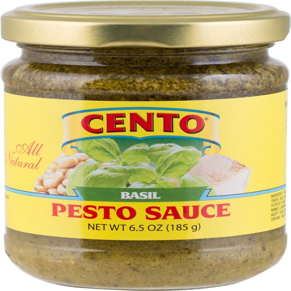 slide 1 of 2, Cento Basil Pesto Sauce, 6.52 oz