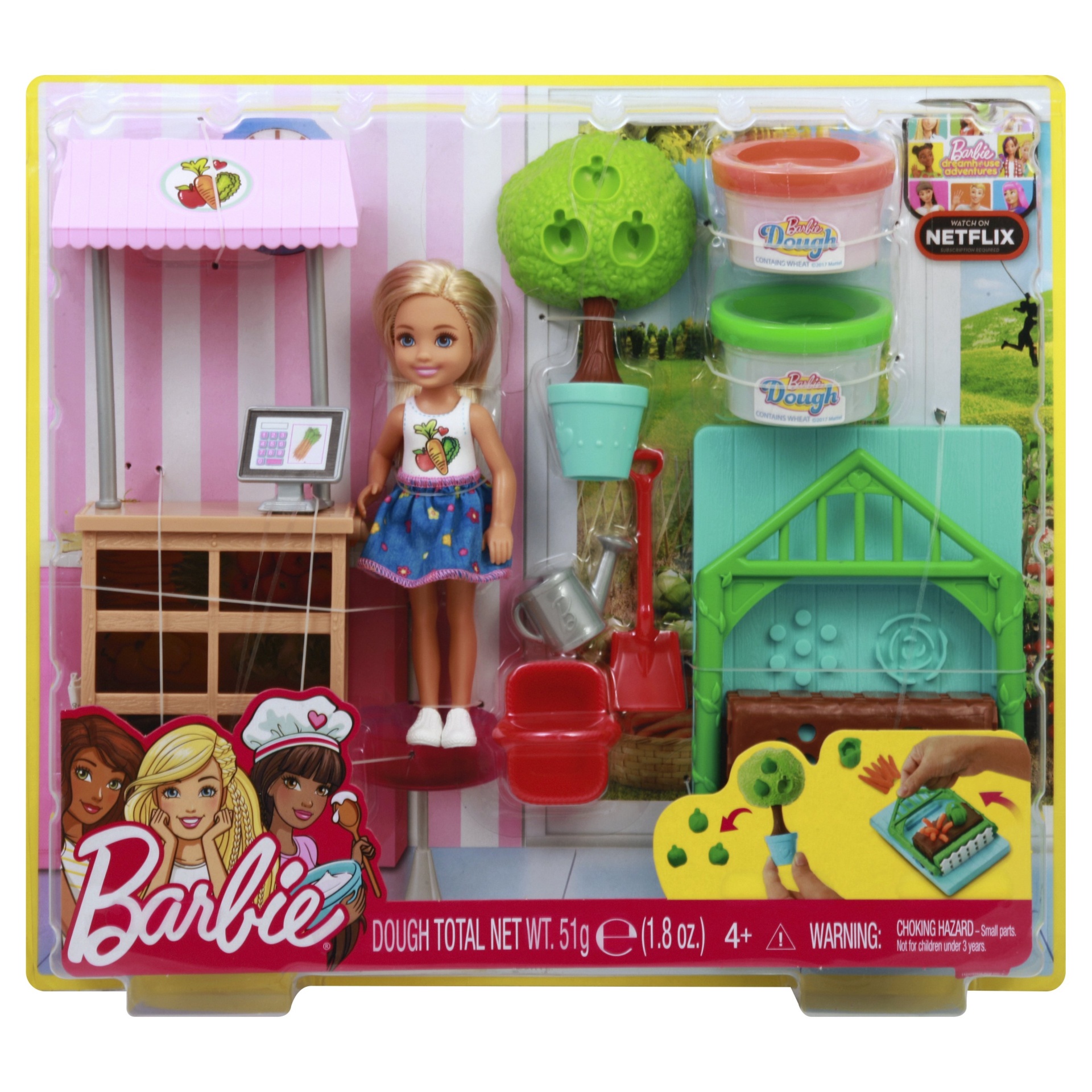 slide 1 of 1, Barbie Chelsea Doll and Veggie Garden Playset, 1 ct