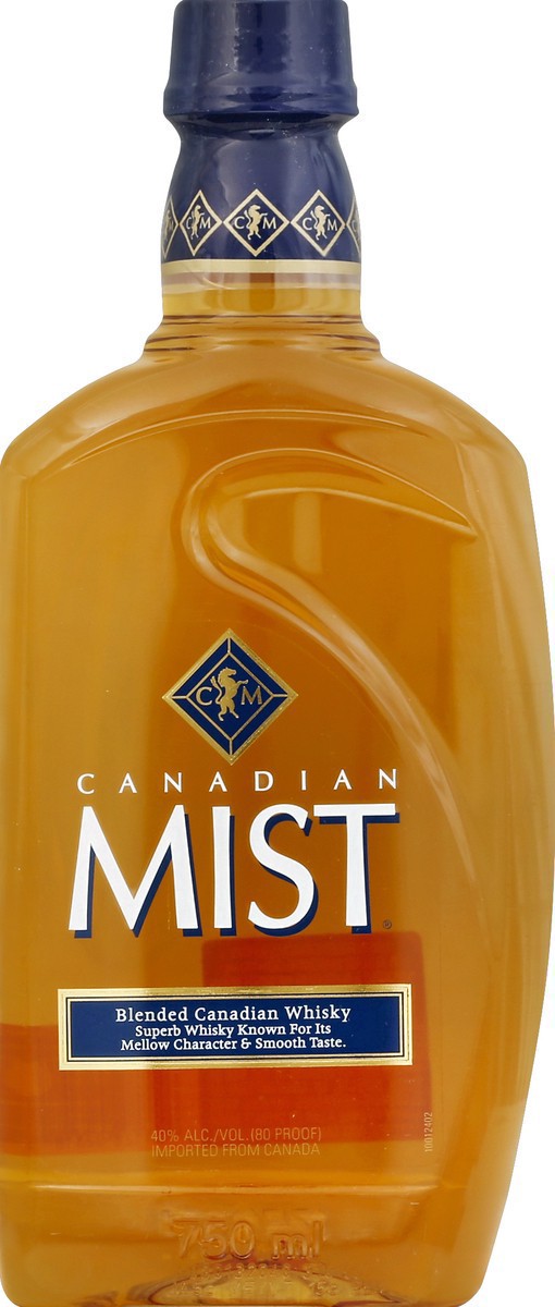 slide 3 of 3, Canadian Mist Blended Canadian Whisky 750ml Traveler Bottle 80 Proof, 750 ml