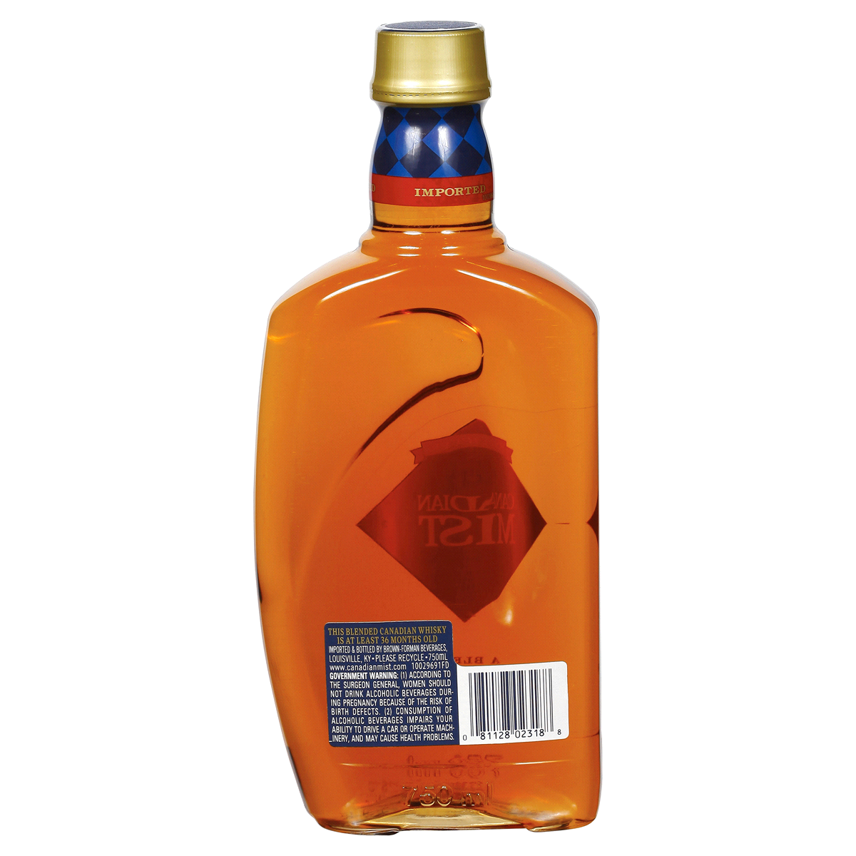 slide 2 of 3, Canadian Mist Blended Canadian Whisky 750ml Traveler Bottle 80 Proof, 750 ml