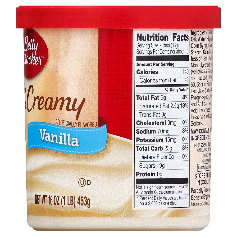 slide 113 of 154, Betty Crocker Gluten Free Vanilla Frosting, 16 oz, 16 oz