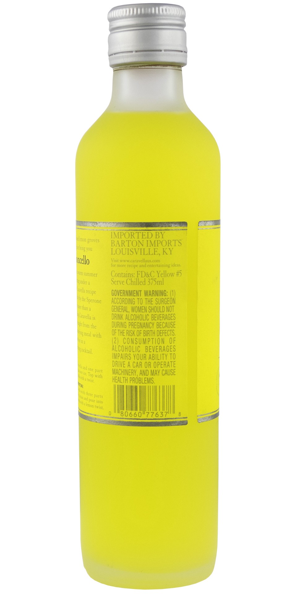 slide 2 of 2, Caravella Limoncello Originale, 375 ml