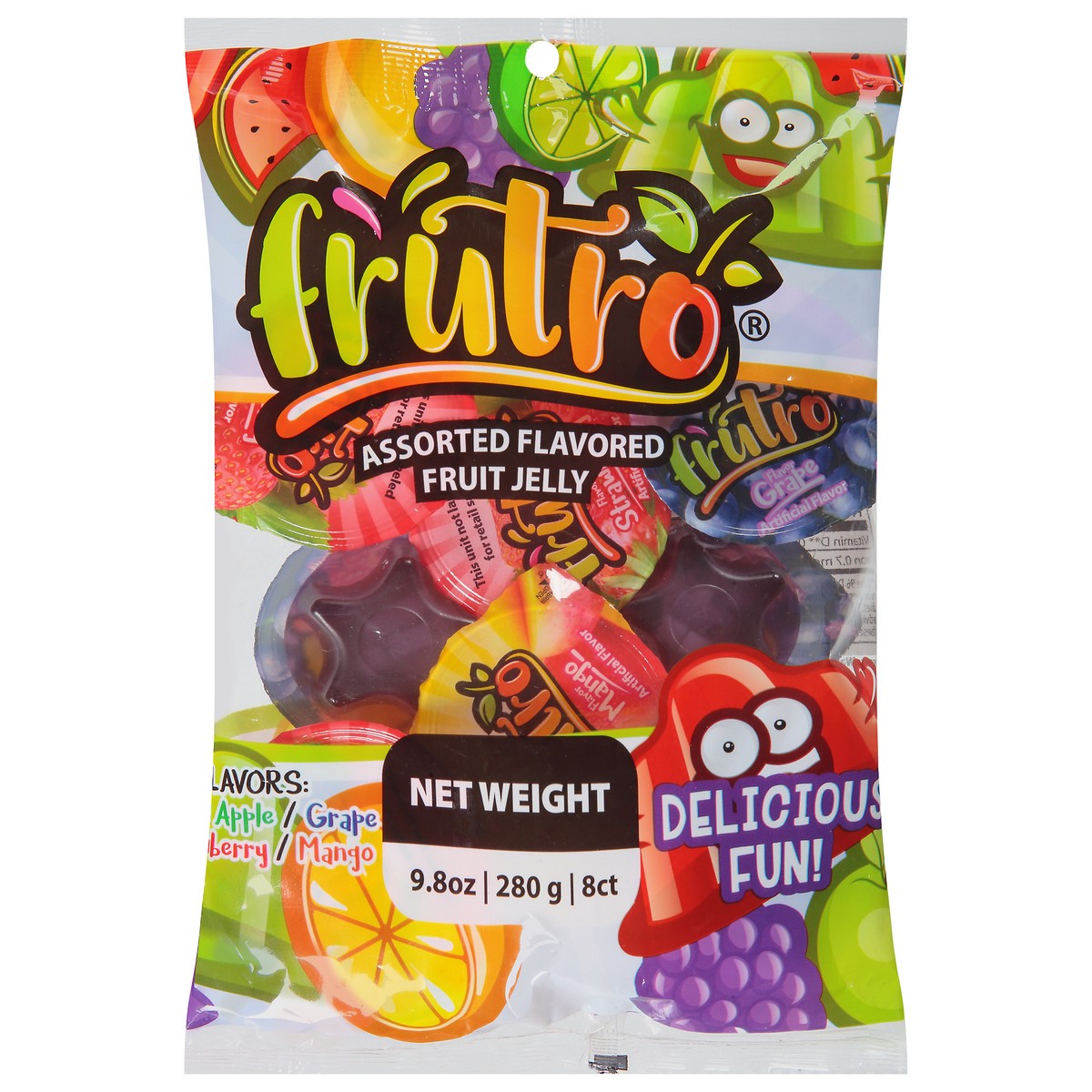 slide 4 of 13, Frutro Assorted Flavored Fruit Jelly - 8 ct, 8 ct