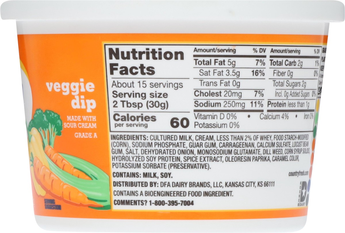 slide 8 of 10, Country Fresh Veggie Dip 16 oz, 16 oz