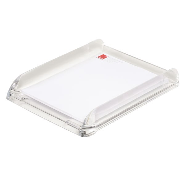 slide 2 of 3, Swingline Stratus Acrylic Document Tray, Clear, 13 1/4 in x 10 3/4 in x 2 1/2 in