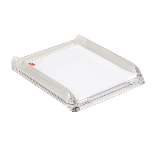 slide 1 of 3, Swingline Stratus Acrylic Document Tray, Clear, 13 1/4 in x 10 3/4 in x 2 1/2 in