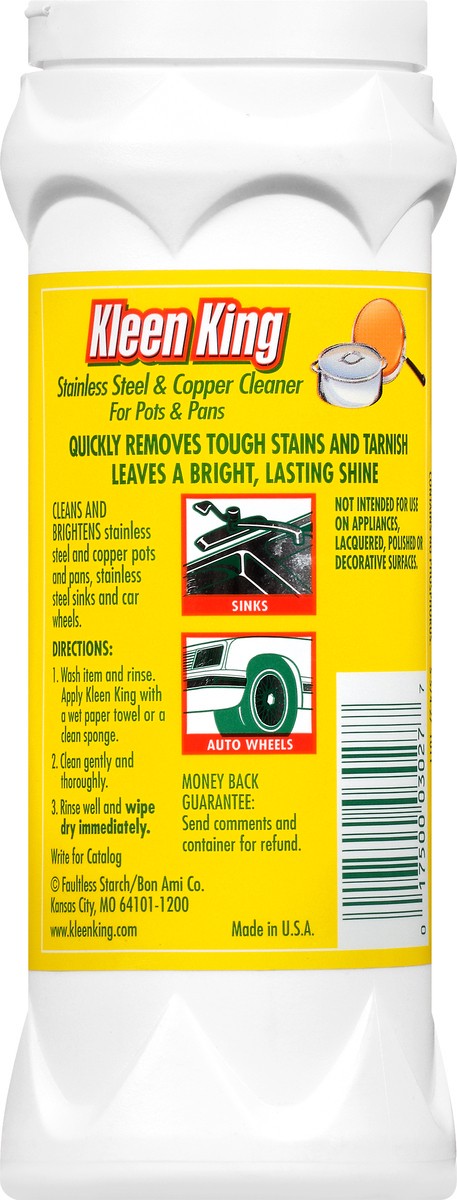 slide 6 of 12, Kleen King Fresh Lemon Scent Stainless Steel & Copper Cleaner 14 oz, 14 oz
