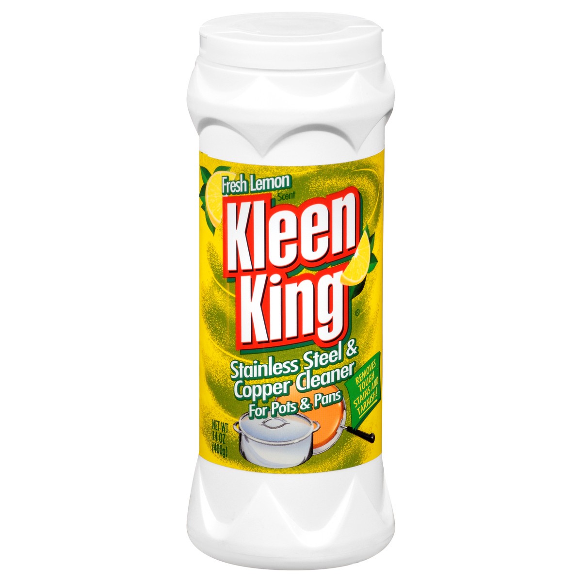 slide 11 of 12, Kleen King Fresh Lemon Scent Stainless Steel & Copper Cleaner 14 oz, 14 oz