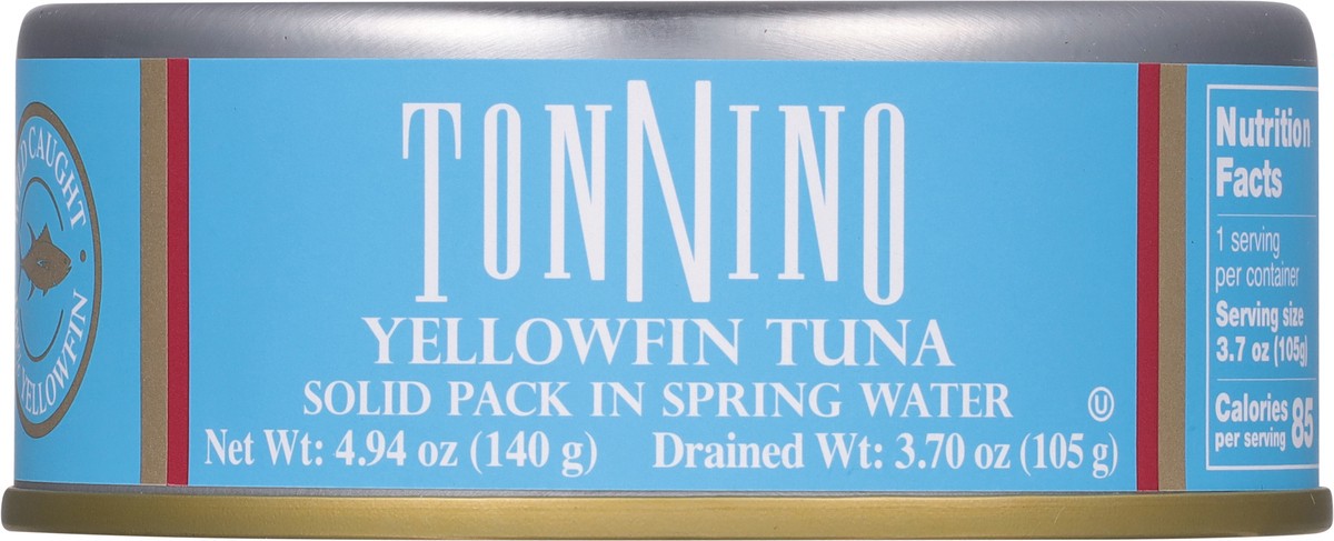 slide 11 of 12, Tonnino Solid in Spring Water Yellowfin Tuna 4.94 oz, 4.94 oz