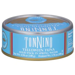 Tonnino Solid in Spring Water Yellowfin Tuna 4.94 oz