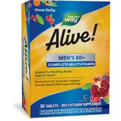 Nature's Way Alive! Men's 50+ Complete Multivitamin 50 Tablets