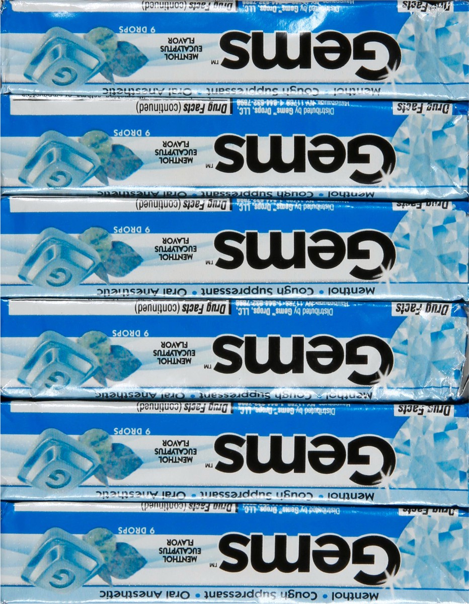 slide 13 of 13, Gems Hny Lem Cough Drops, 9 ct