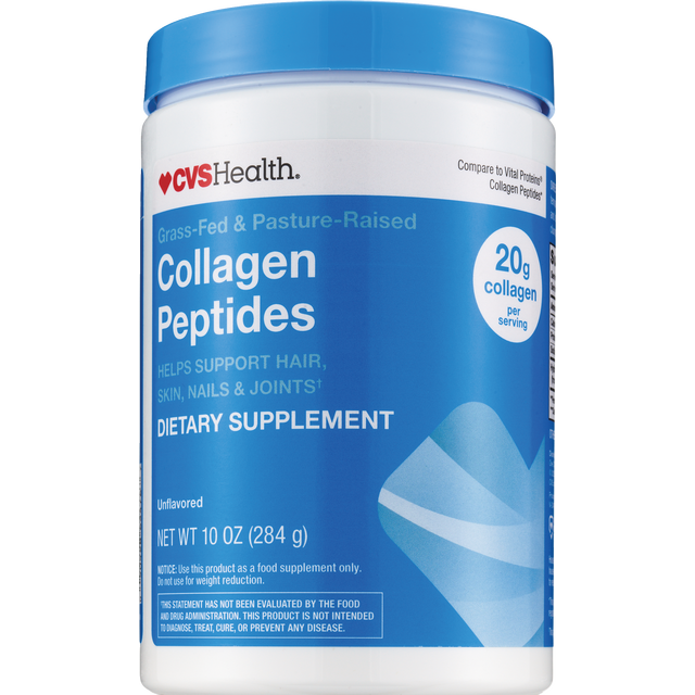 slide 1 of 1, CVS Collagen Peptide Pwdr, 10 qt