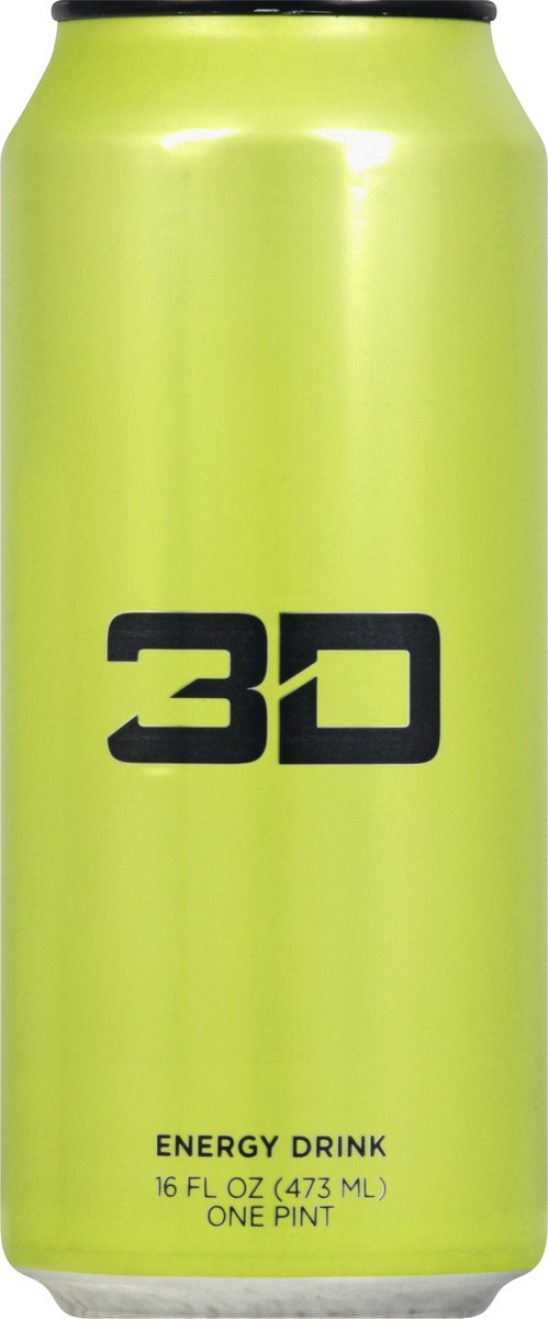 slide 3 of 10, 3D Green Energy Drink, 16 fl oz