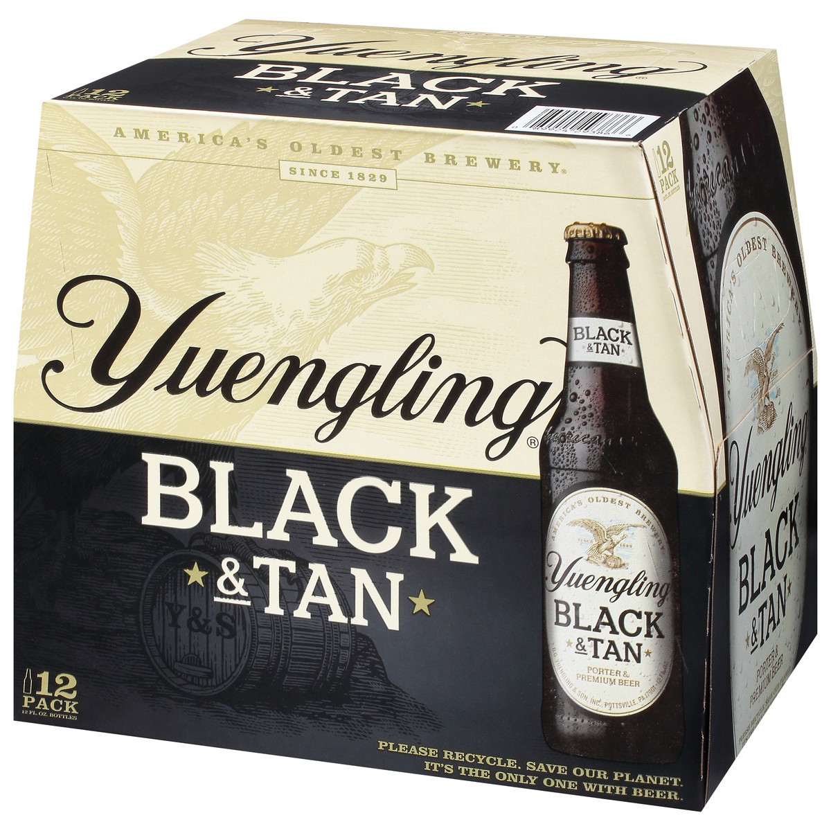 slide 2 of 12, Yuengling 12 Pack Black & Tan Beer 12 - 12 fl oz Bottles, 12 ct; 12 oz