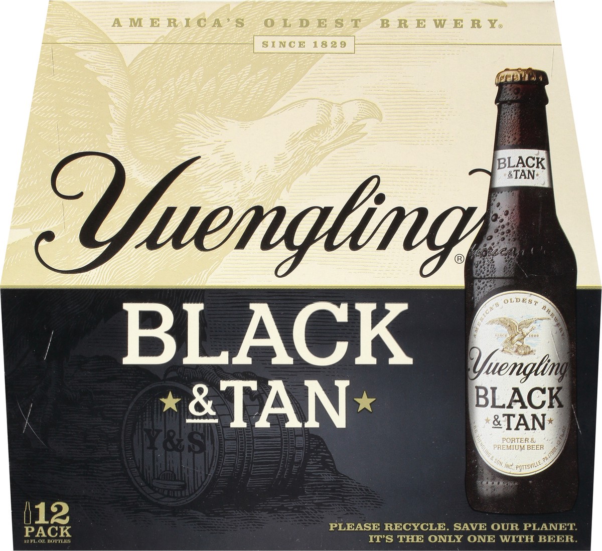 slide 3 of 12, Yuengling 12 Pack Black & Tan Beer 12 - 12 fl oz Bottles, 12 ct; 12 oz