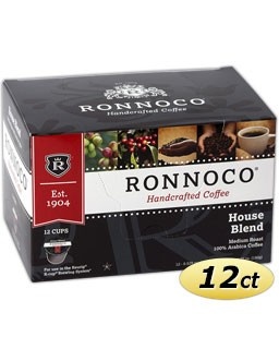slide 1 of 1, Ronnoco Decaf House Blend K-Cup Coffee, 12 ct