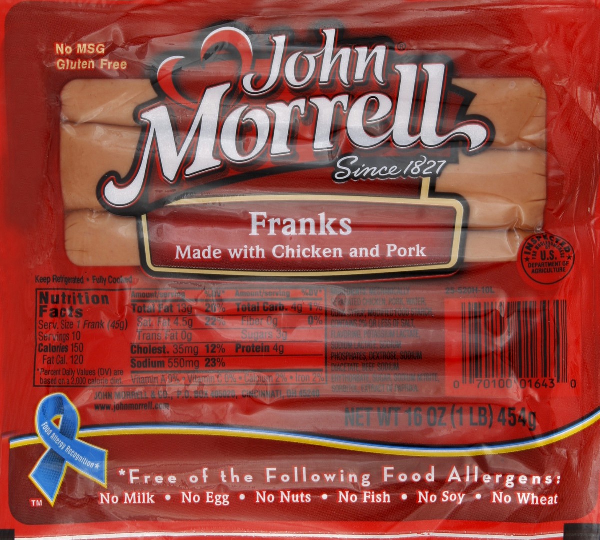 slide 5 of 5, John Morrell Franks, 1 ct