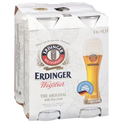 Erdinger Wheat Beer 4 - 16.9 fl oz Cans