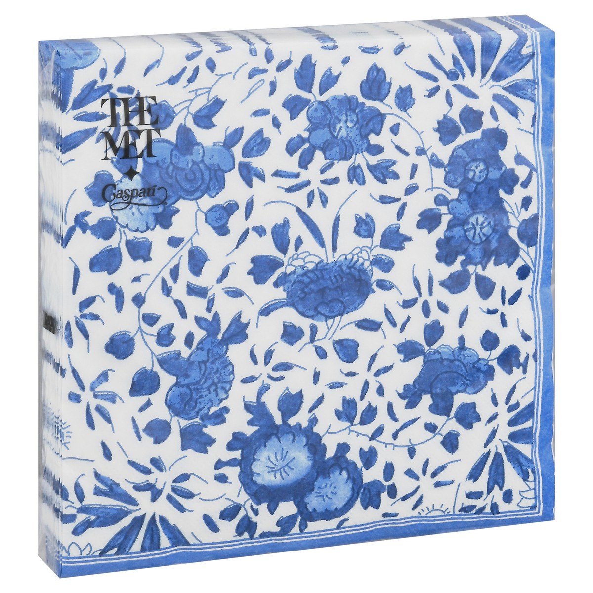 slide 2 of 11, Caspari Triple-Ply Delft Blue Luncheon Napkins 20 ea, 20 ct