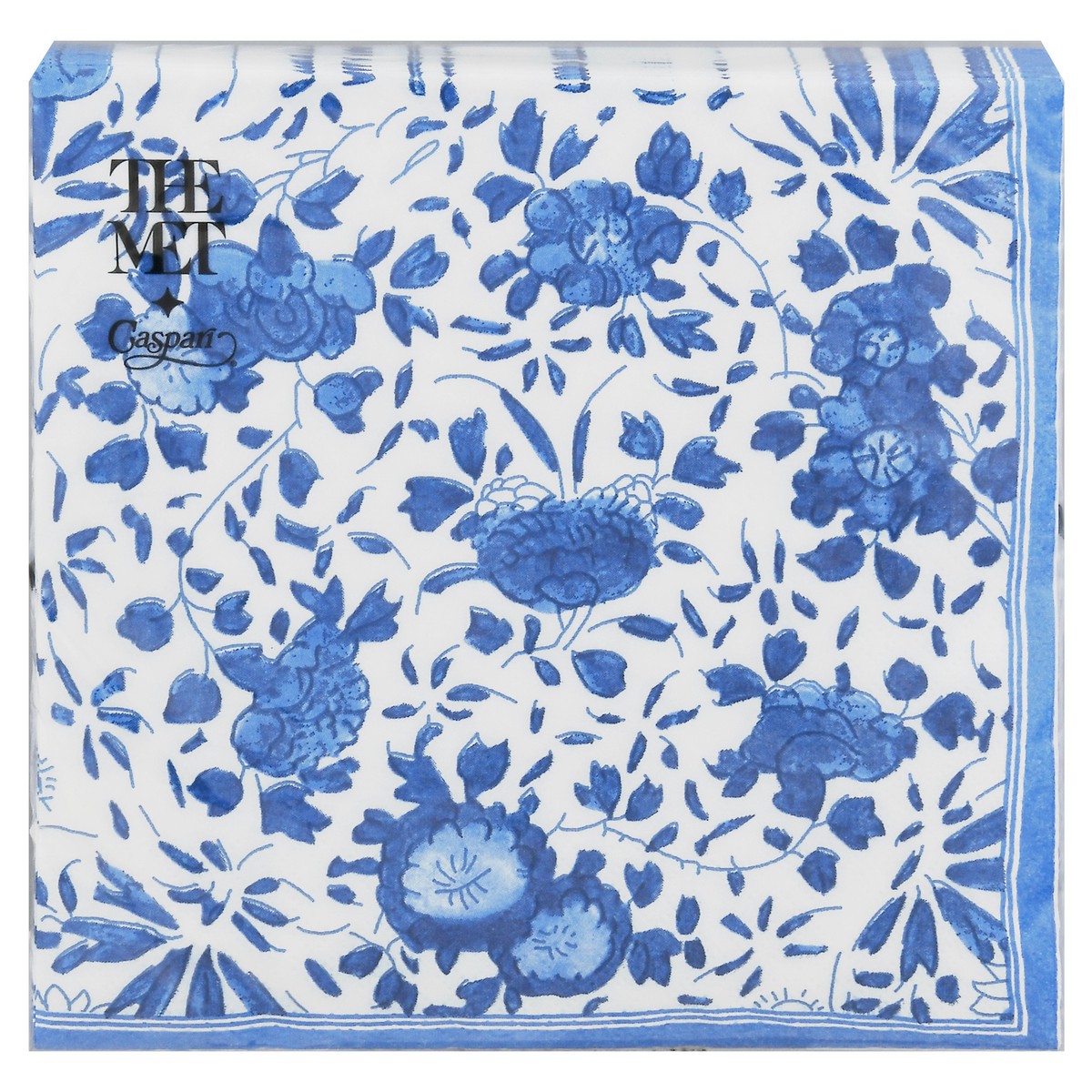 slide 6 of 11, Caspari Triple-Ply Delft Blue Luncheon Napkins 20 ea, 20 ct