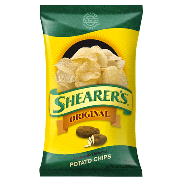 slide 1 of 1, Shearer's Original Potato Chips, 8.5 oz