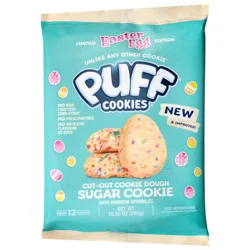 Puff Cookies Cookie Dough Cut Out Easter Eggs - 10.35 oz