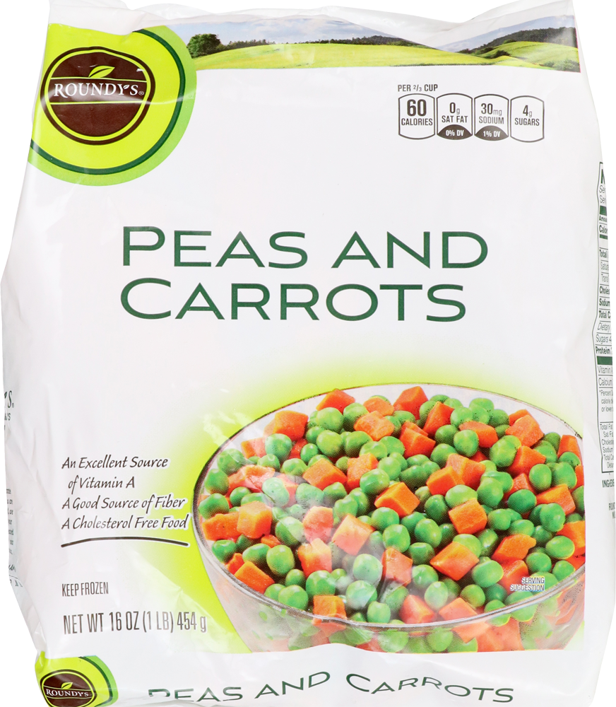 slide 1 of 1, Roundy's Roundys Peas And Carrots, 16 oz