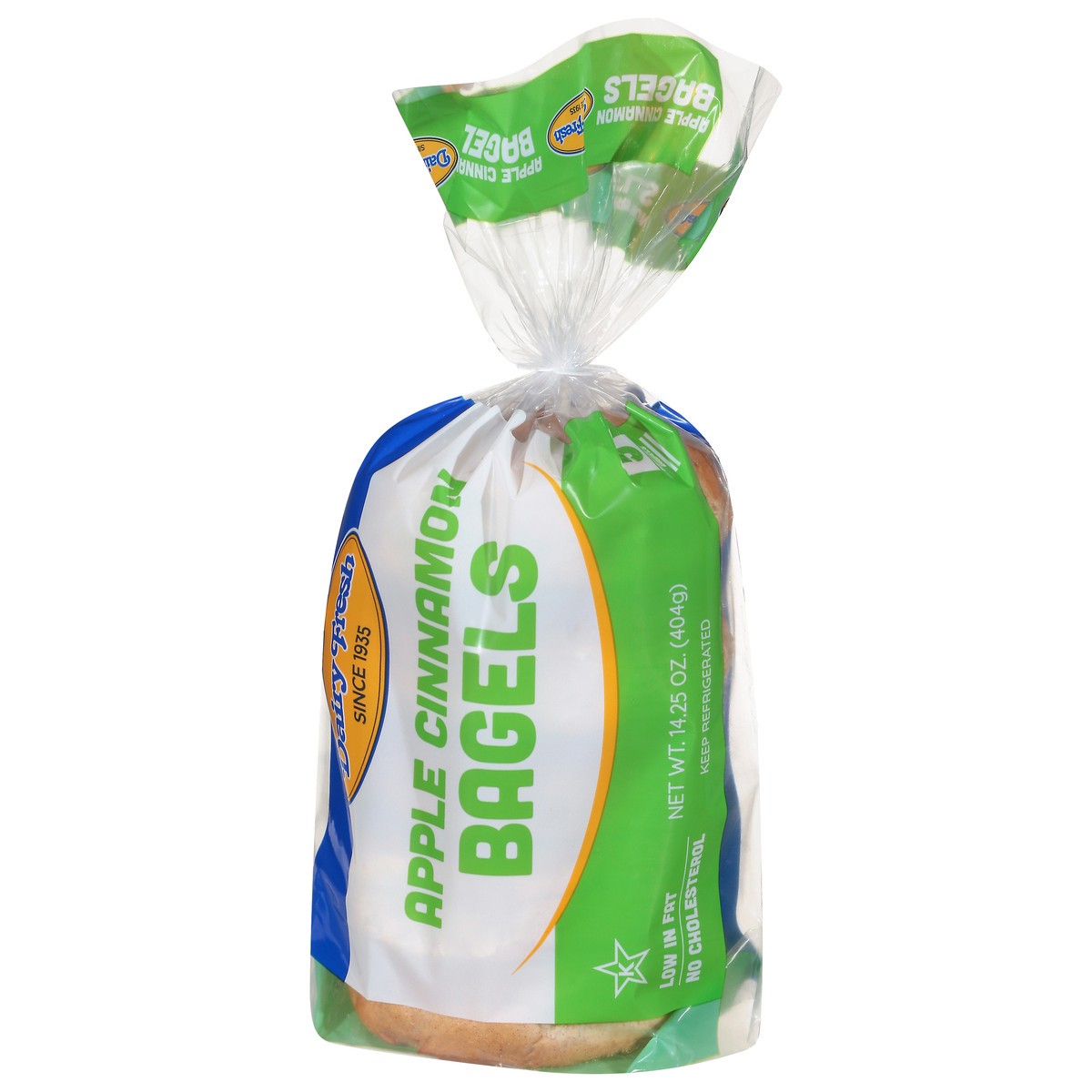 slide 4 of 9, Dairy Fresh Apple Cinnamon Bagels 5 ea, 14.5 oz