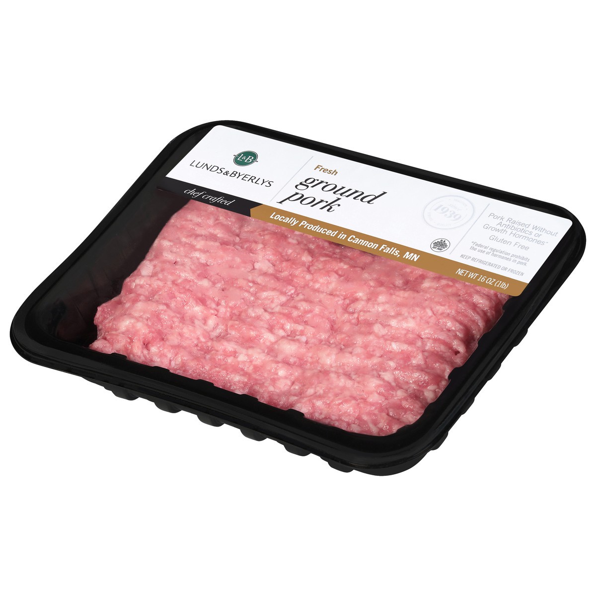 slide 9 of 9, Lunds & Byerlys Fresh Ground Pork 16 oz, 16 oz