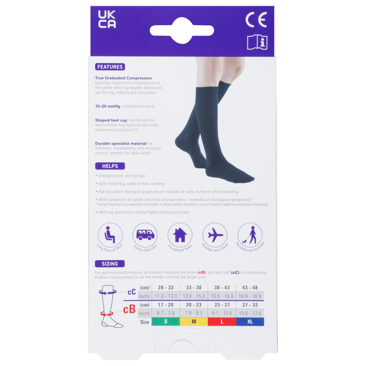 slide 2 of 13, Neo G XL Moderate Energizing Trouser Knee Highs 1 Pair, 1 ct