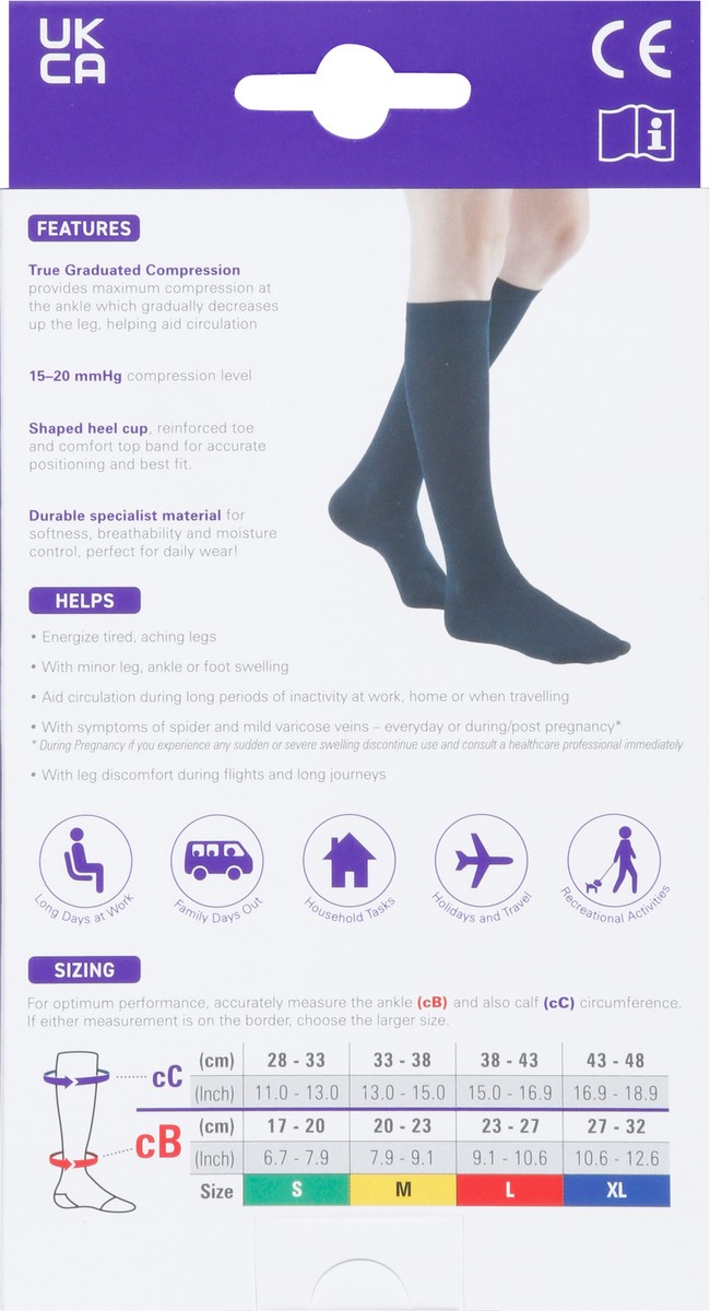 slide 3 of 13, Neo G XL Moderate Energizing Trouser Knee Highs 1 Pair, 1 ct