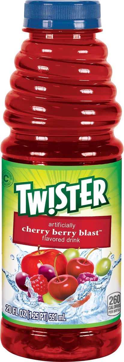 slide 6 of 6, Tropicana Twister Cherry Berry Blast Flavored Drink 20 oz, 20 fl oz