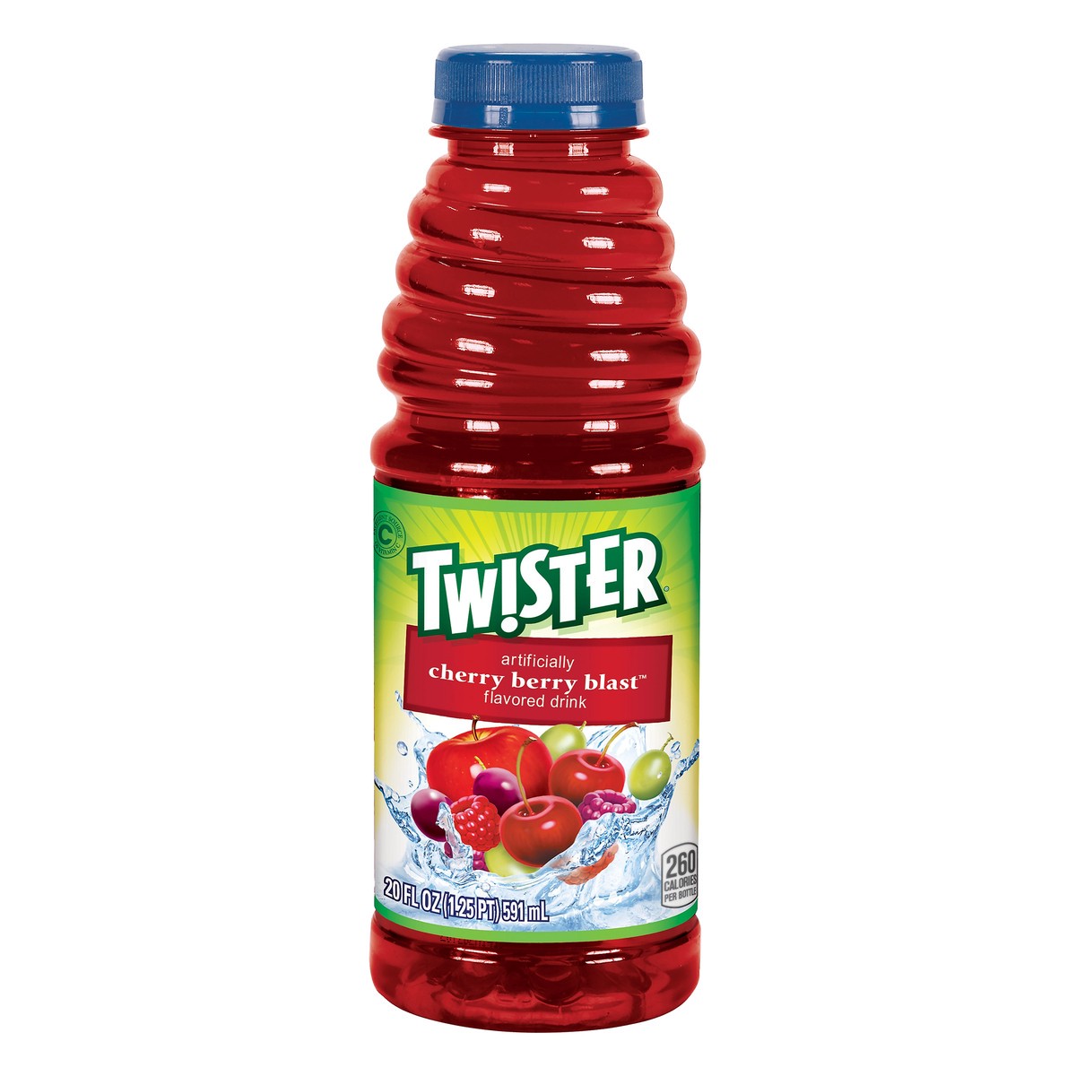 slide 4 of 6, Tropicana Twister Cherry Berry Blast Flavored Drink 20 oz, 20 fl oz