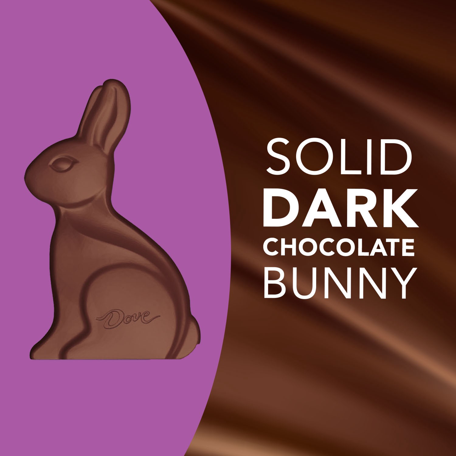 slide 3 of 8, DOVE Easter Bunny Dark Chocolate Candy Gift, 4.5 oz, 4.5 oz