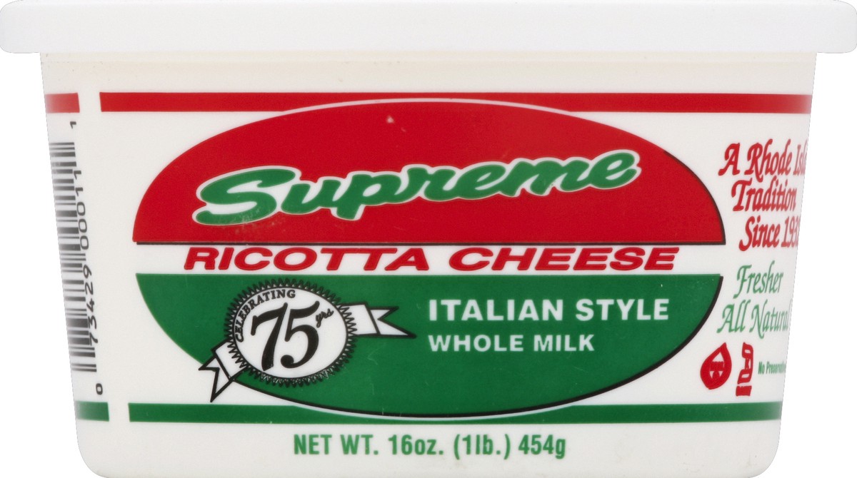 slide 2 of 3, Supreme Ricotta Cheese 16 oz, 16 oz