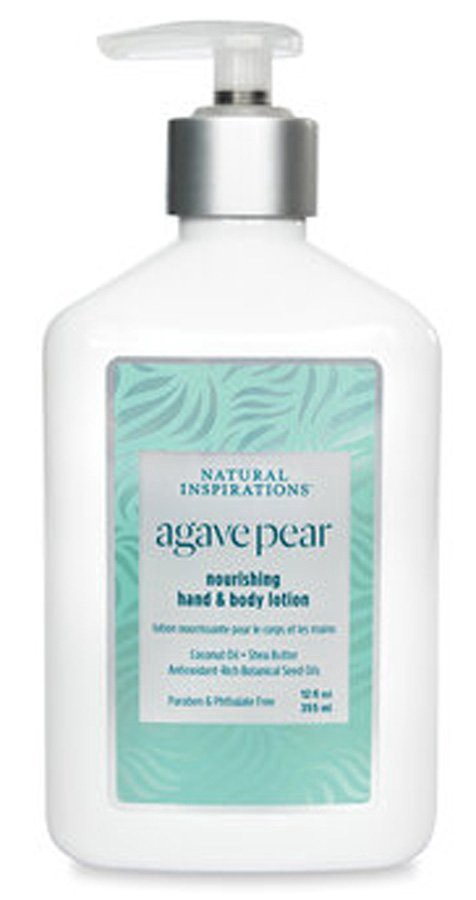 slide 1 of 1, Natural Inspirations Agave Pear Hand & Body Lotion, 12 oz